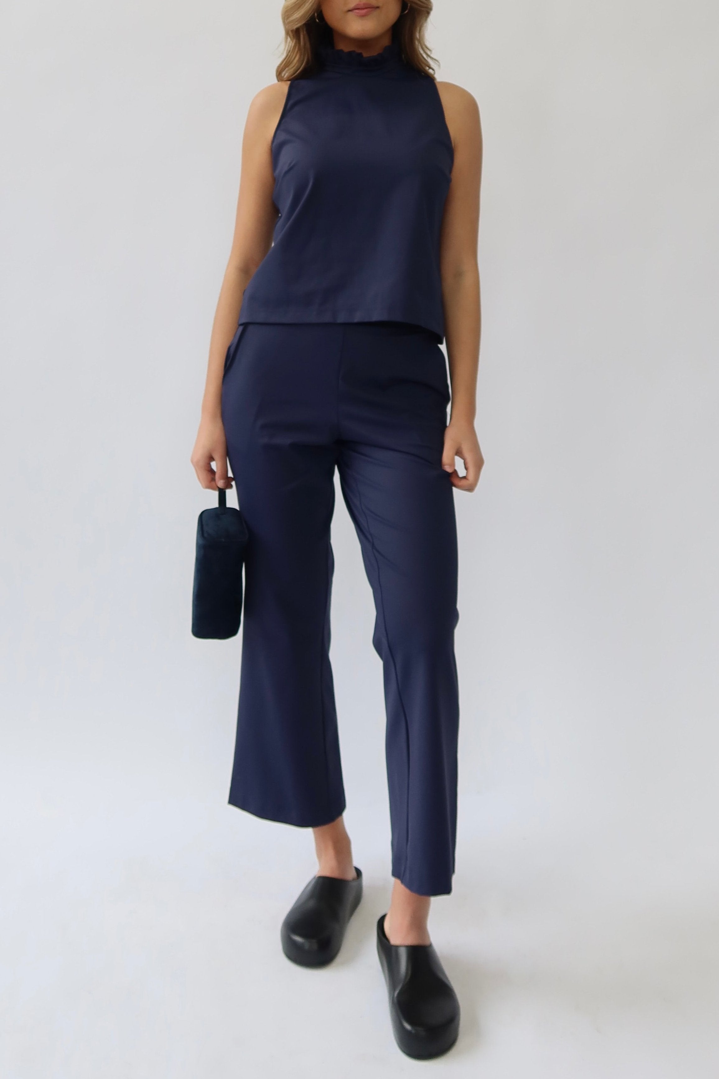 the garde women's ruffle neck tank top for golf and tennis