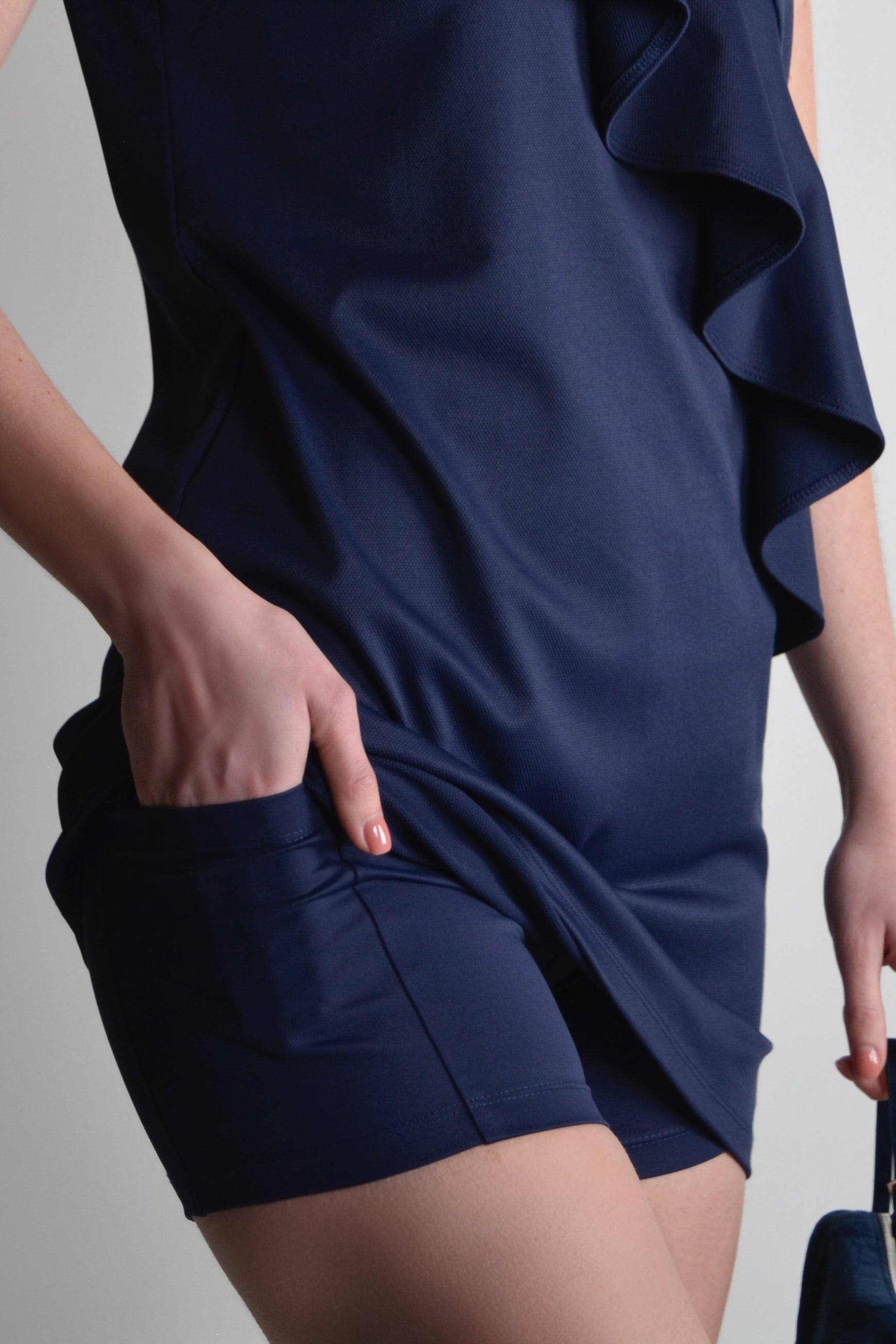 the garde navy golf dress