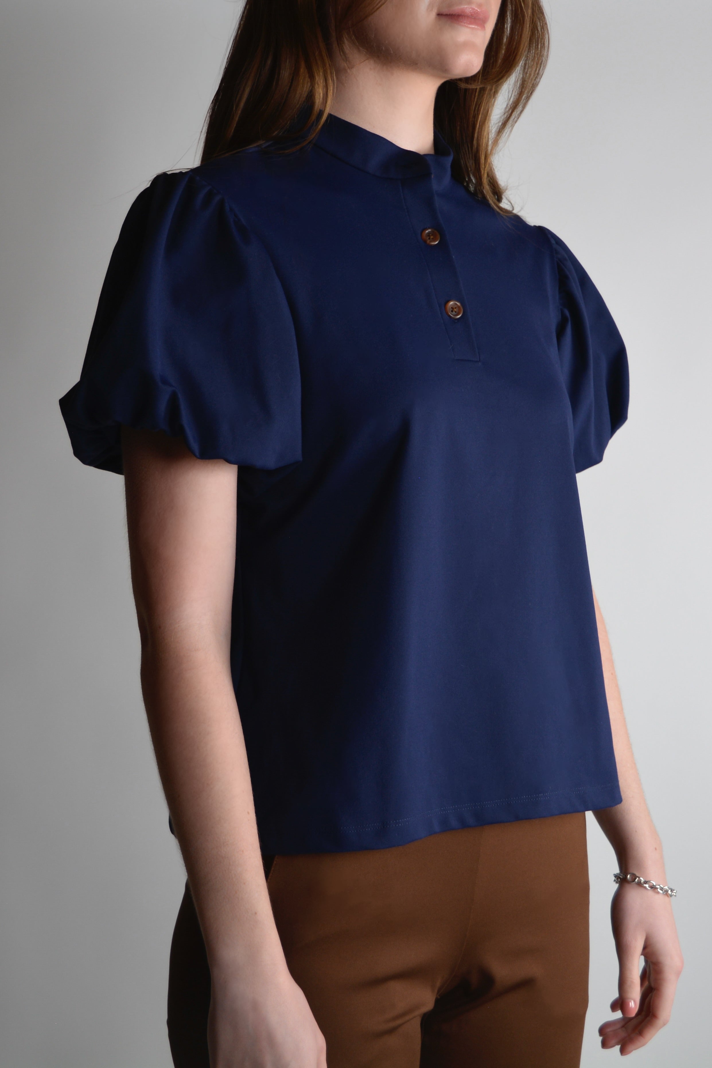 the garde women's golf and tennis puff sleeve polo