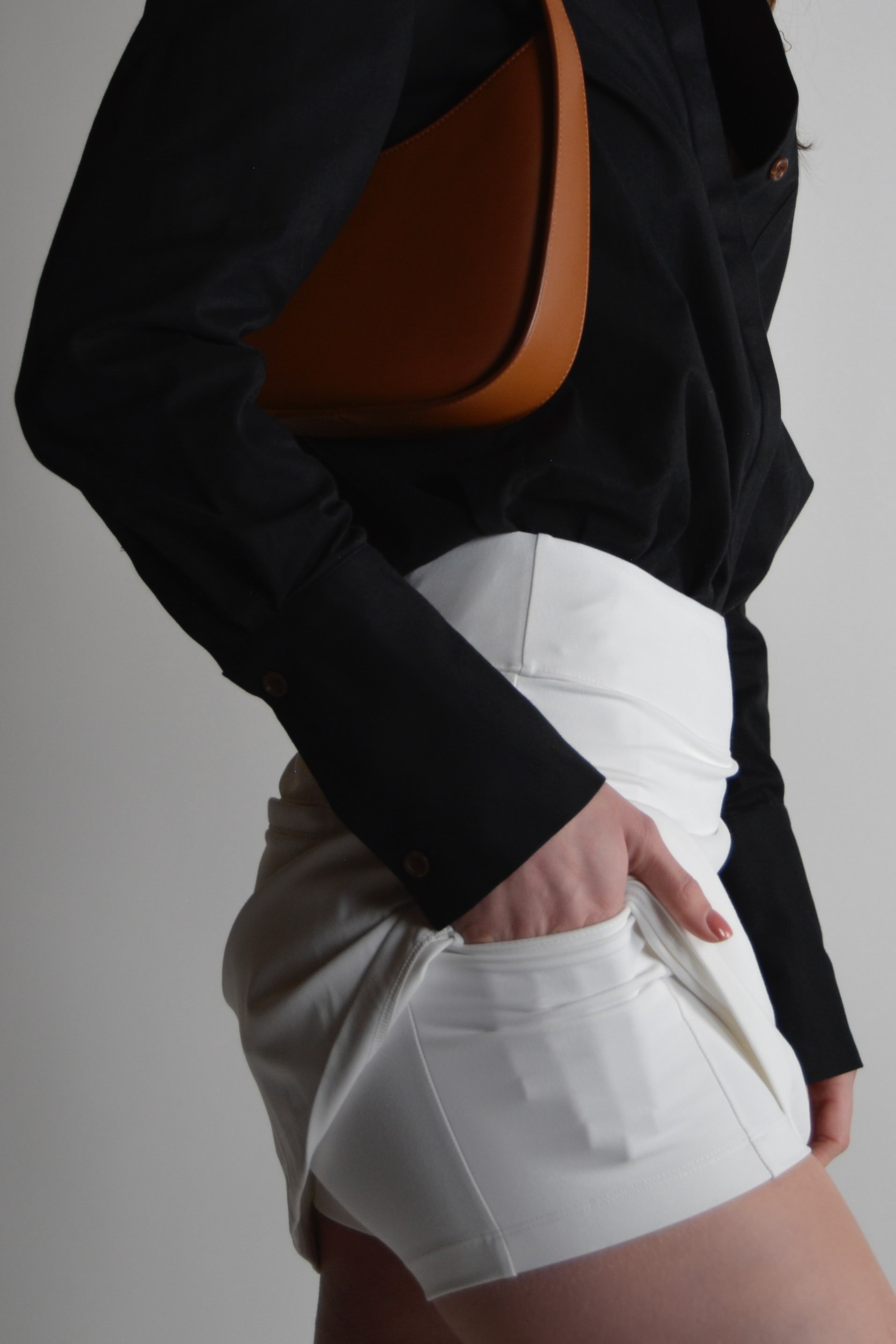 the garde women's 16 inch white golf skirt with pockets