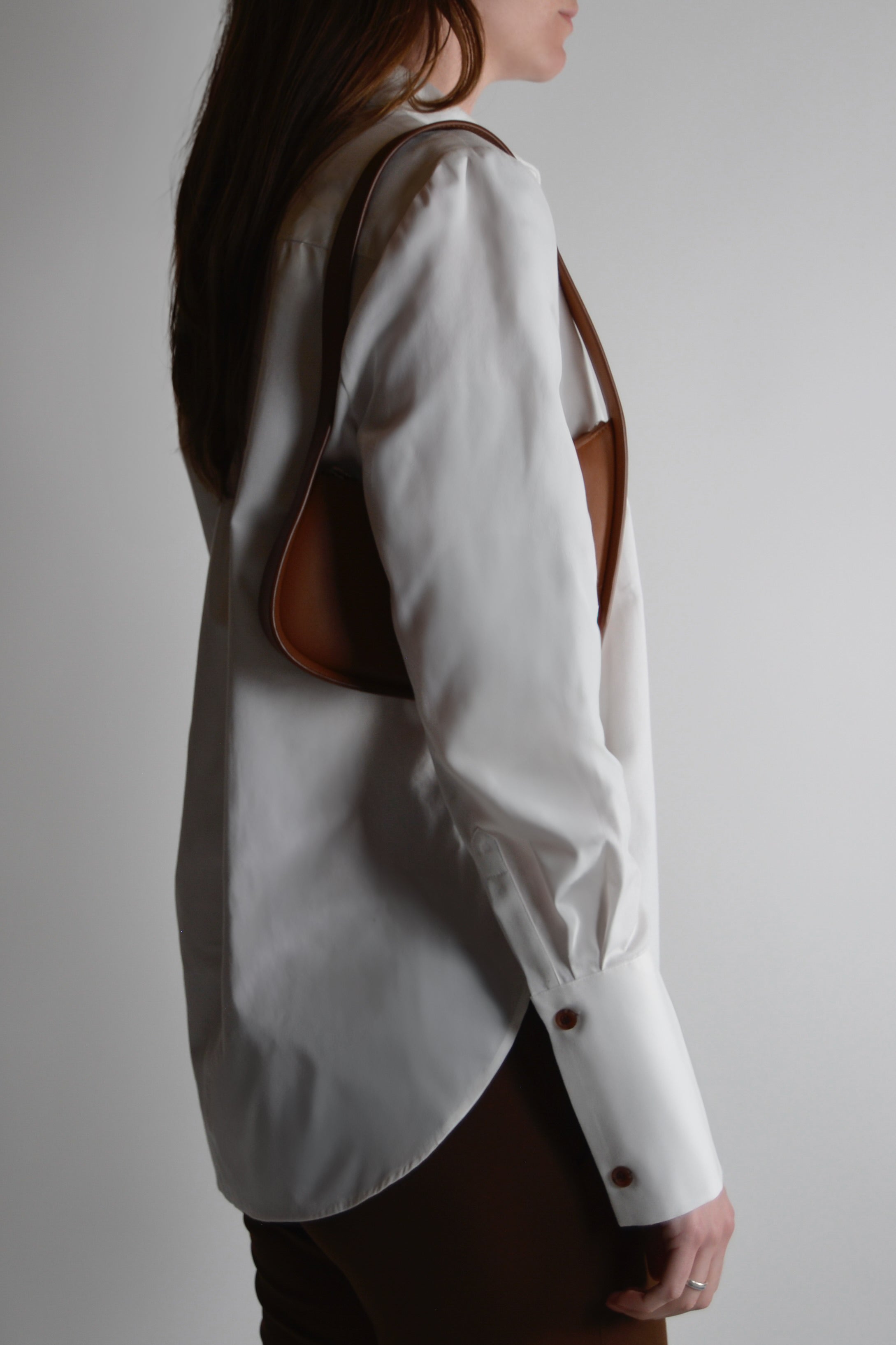 the garde women's white cotton button up