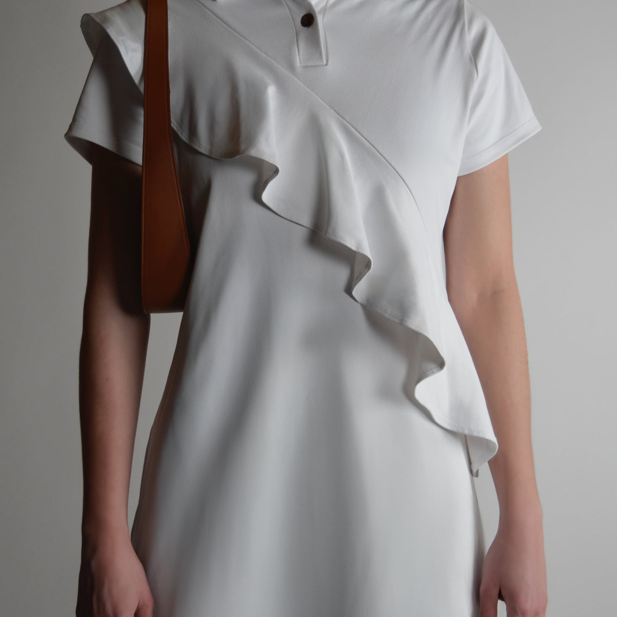 white golf dress XL / Powder