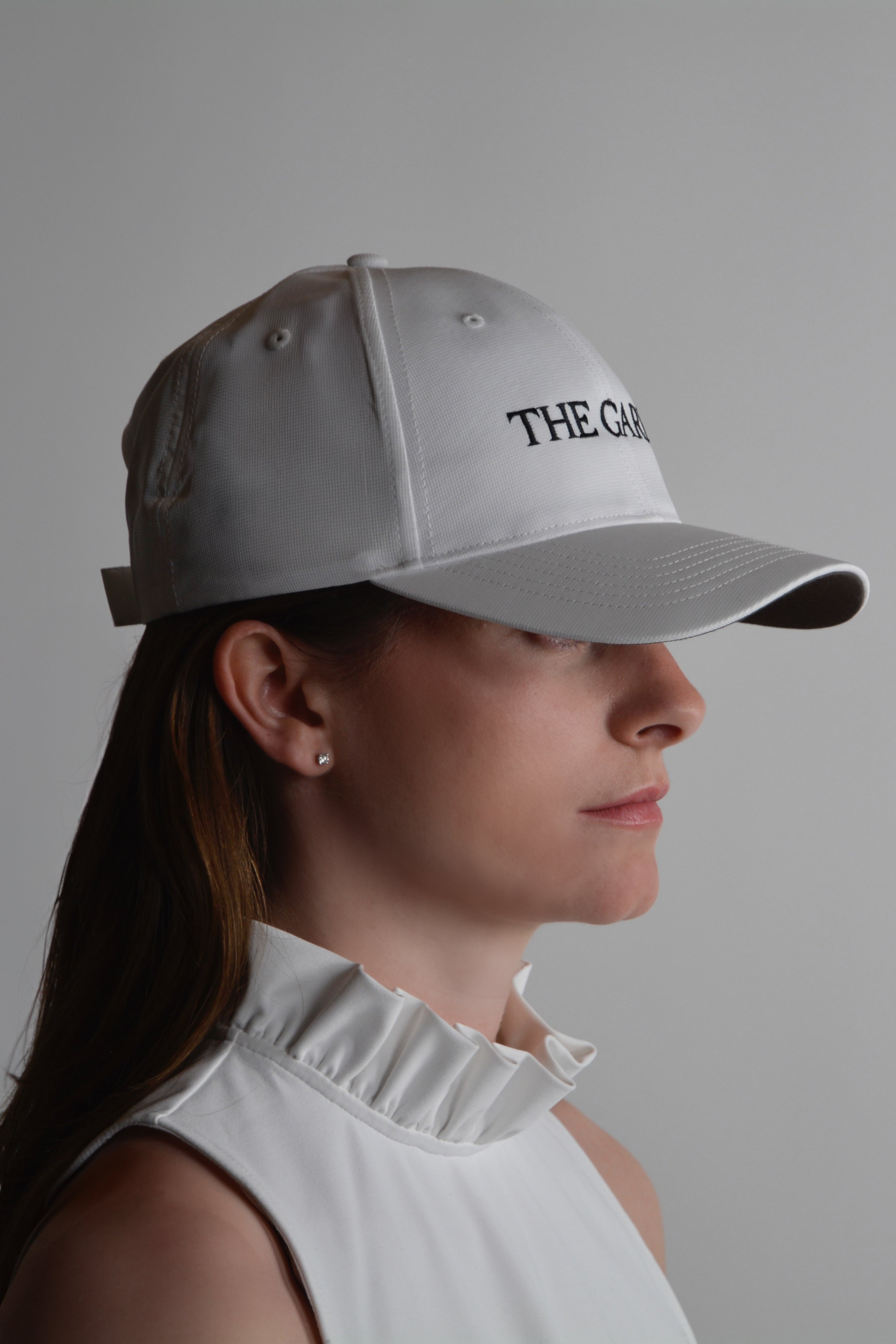 the garde white golf hat